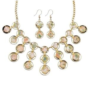 Art Deco Handmade Circle Necklace